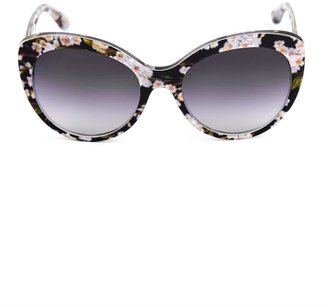 Dolce & Gabbana Floral cat-eye sunglasses