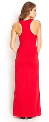 Forever 21 Solid Racerback Maxi Dress