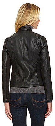 Bernardo Faux-Leather Scuba Jacket