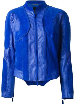 Giorgio Armani perforated leather jacket