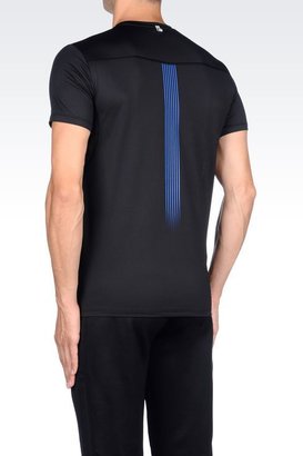 Emporio Armani T-Shirt In Technical Fabric