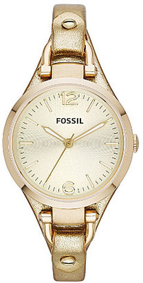 Fossil ES3414 Georgia gold-plated watch