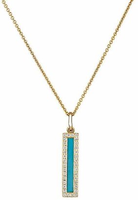 Jennifer Meyer Women's Mixed Gemstone Bar Pendant Necklace