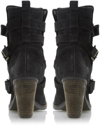 Steve Madden YALE SM - Heeled Buckle Detail Leather Boot
