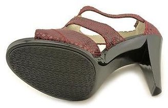 Michael Kors Berkley T Strap Womens Open Toe Leather Dress Sandals Shoes