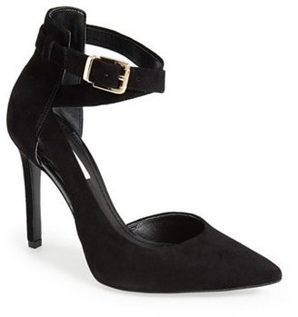GUESS 'Ambelu' Ankle Strap Pointy Toe Pump (Women)
