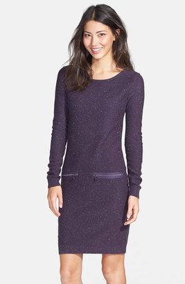Marc New York 1609 Marc New York by Andrew Marc Zip Accent Sweater Dress