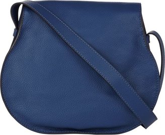 Chloé Marcie Crossbody Saddle Bag-Blue