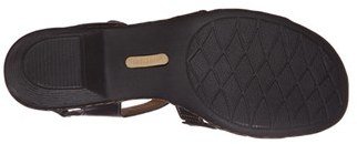 Softspots 'Shelly' Woven Leather Quarter Strap Sandal (Women)