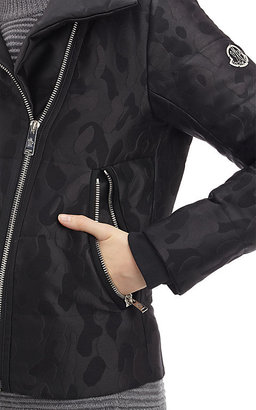 Moncler Women's Animal-Pattern Jacquard Puffer Jacket