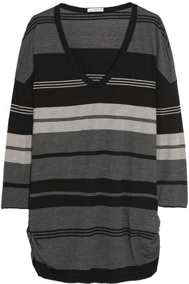 James Perse Striped jersey top