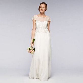 Debut Ivory embellished wedding dress