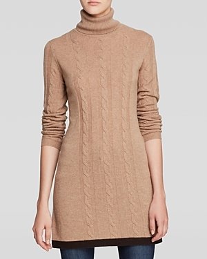 Magaschoni Cable Cashmere Tunic Sweater