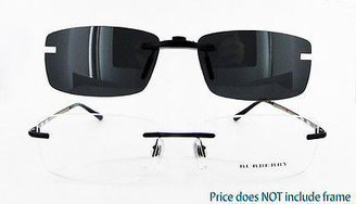Burberry B1224 54x17 1224 Custom Polarized CLIP-ON Sunglasses (No Frame) NEW