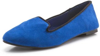 Tabitha Shoe Box Slipper Shoes with Binding - Blue