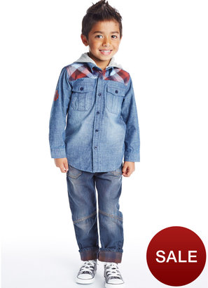 Ladybird Toddler Boys Chambray Shirt And Jeans
