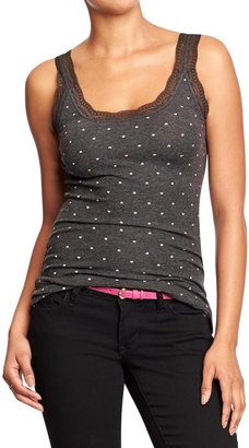 Old Navy Women's Lace-Trim Perfect Tanks