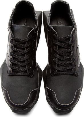 Rick Owens Black Sculpted Sole adidas Edition Sneakers