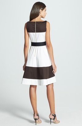 Kate Spade Belted Stretch Cotton A-Line Dress