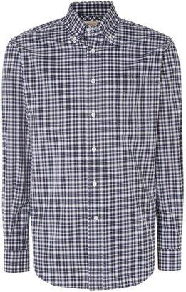 T.M.Lewin Men's Country Check Classic Fit Long Sleeve Shirt