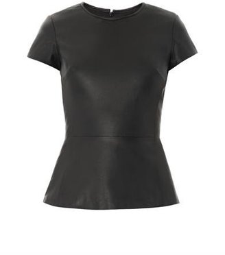 Theory Panna leather top