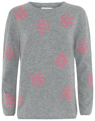 Chinti & Parker Snowflake Elbow Sweater