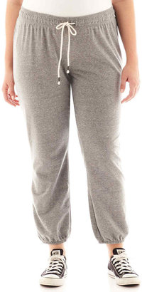 JCPenney City Streets Cropped Sweatpants - Plus