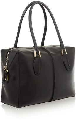 Tod's D-Cube Bauletto medium leather tote