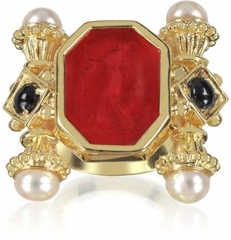 Tagliamonte Classics Collection - Pearls & Preciuos Stones 18K Gold Ring
