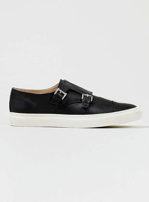 Topman Leather Sports Monk Shoes