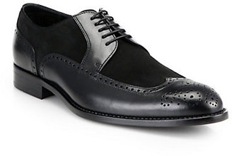 HUGO BOSS Branno Leather & Suede Lace-Ups