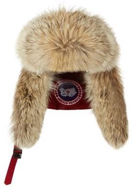 Canada Goose Fur Trim Aviator Hat