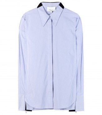 3.1 Phillip Lim Striped Cotton-blend Shirt