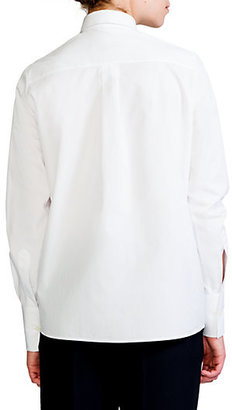 Valentino Drape-Detail Collared Shirt