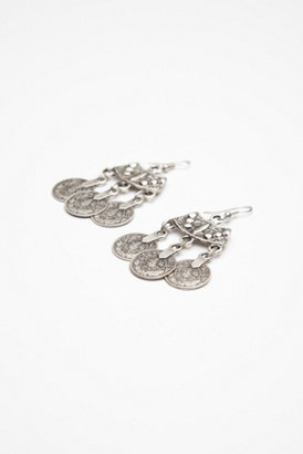 Free People Chanour Curve Top Coin Drop Earring
