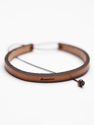 Laurèl Denise All in a Word Leather Bracelet