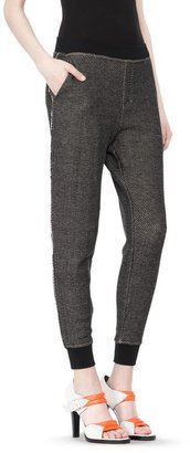 Alexander Wang Cotton Twill French Terry Sweatpants