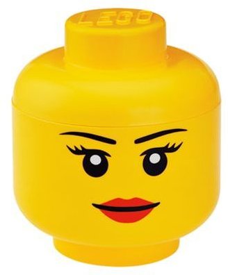 Lego Storage Head Small Girl