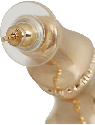 Balmain Gold-plated hoop earrings