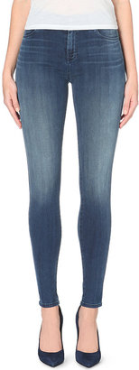 J Brand Maria super-skinny high-waist stretch-denim jeans