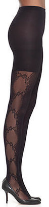 Spanx Uptown Tight-End Tights Shaping Fishnet Flair