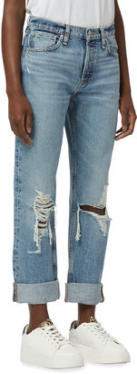 Hudson Thalia Loose-Fit Jeans with Rolled Cuffs