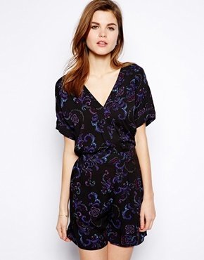 Warehouse Wild Floral Playsuit