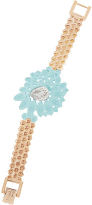 Mawi Rose gold-plated Swarovski crystal bracelet