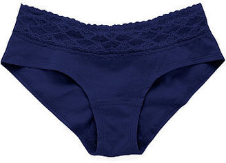 Victoria's Secret Cotton Lingerie Lace-waist Hiphugger Panty