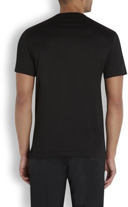 Versace Black embellished cotton T-shirt