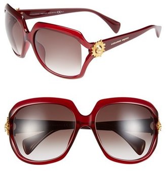 Alexander McQueen 59mm Sunglasses