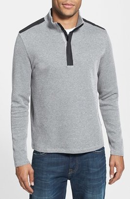 HUGO BOSS 'Persano' Regular Fit Quarter Zip Sweatshirt