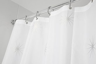 Croydex Stellar Water-Resistant Textile Shower Curtain