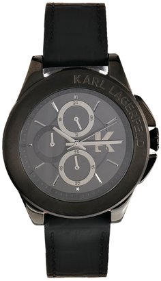 Karl Lagerfeld Paris Leather Strap Watch KL1406
